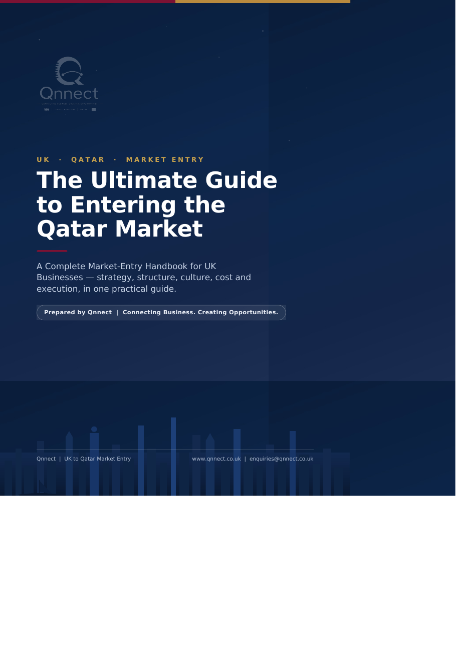 Cover of The Ultimate Guide to Entering the Qatar Market